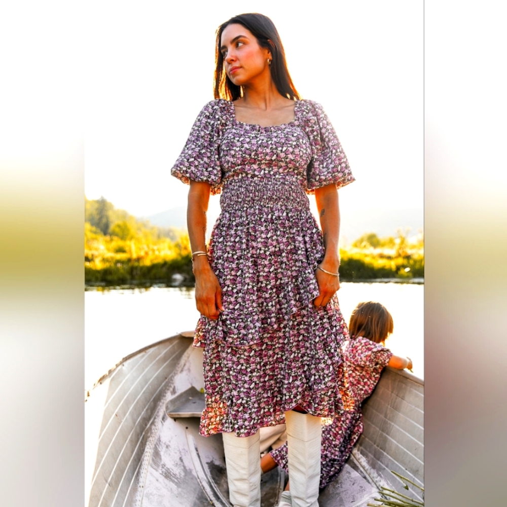 Olivia Floral Dress - Ivy City Co - 1X - Slightly Imperfect